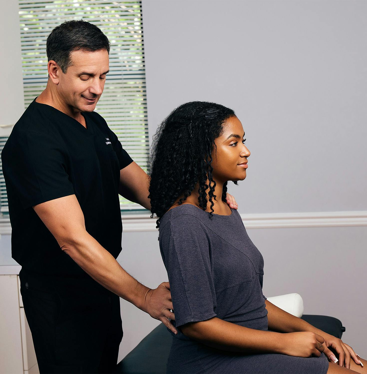 Dr. Rovner with patient