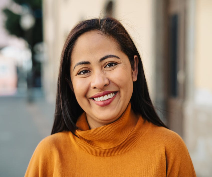 Woman playing pickle ball