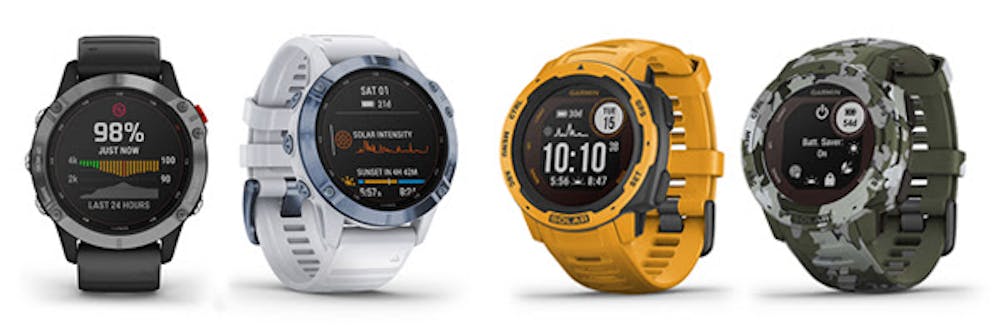 i nuovi Garmin Solar galleria Garmin Solar