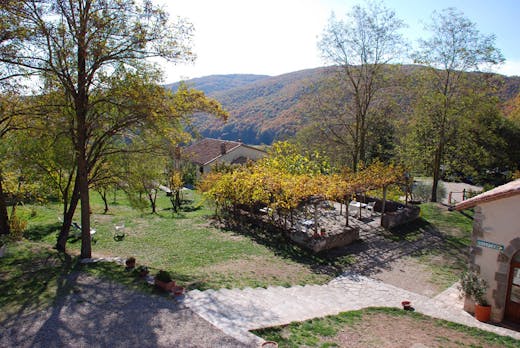 L'area esterna del Cornacchino