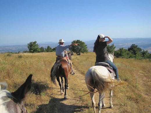 Passeggiate a cavallo in Toscana