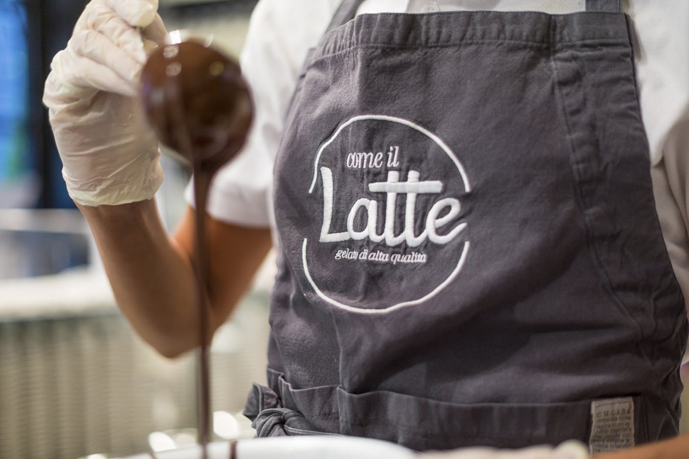 Gelataio con cioccolato