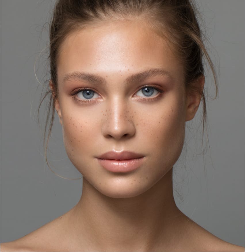 Woman with Blue Eyes