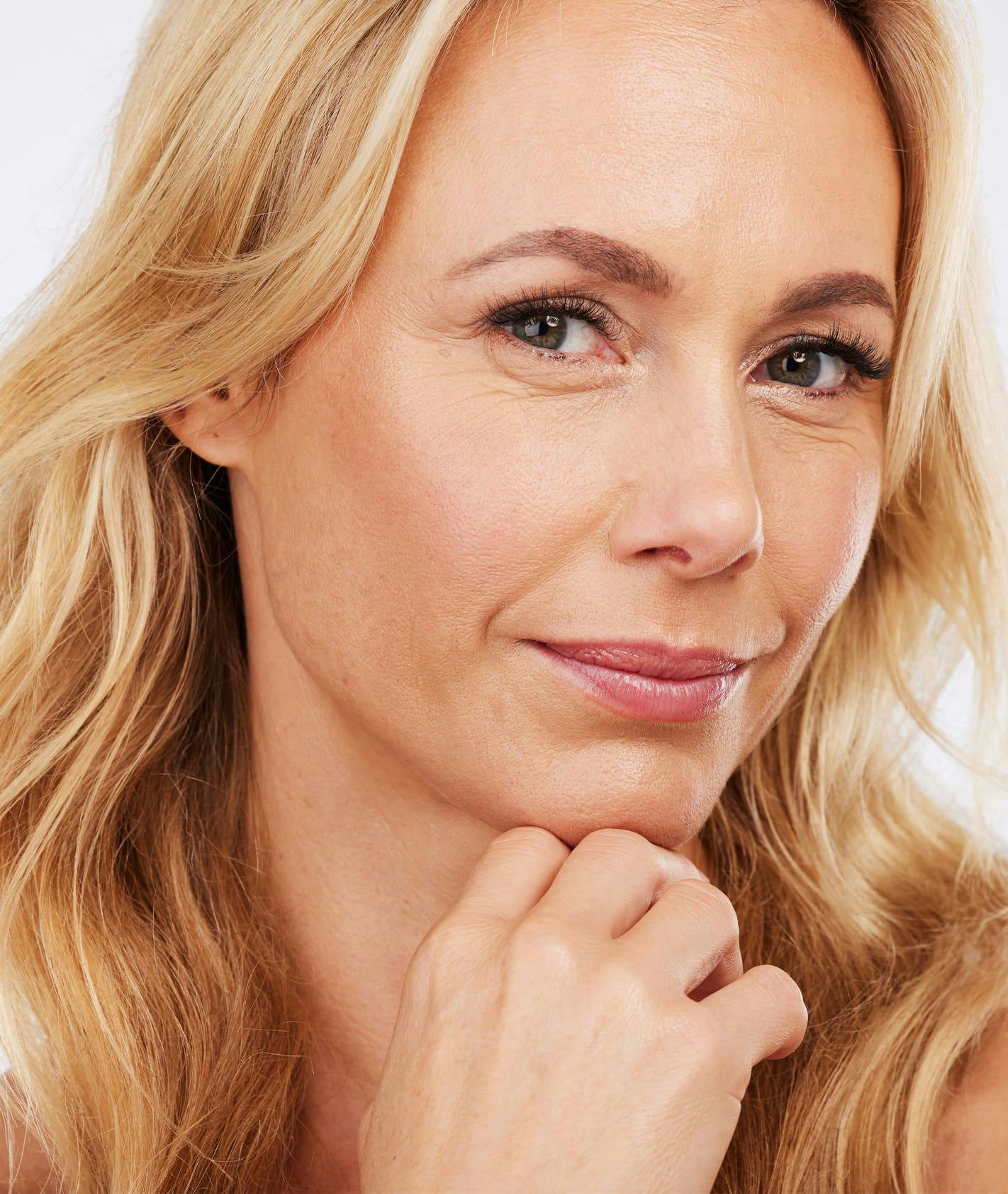 Close up of woman smiling