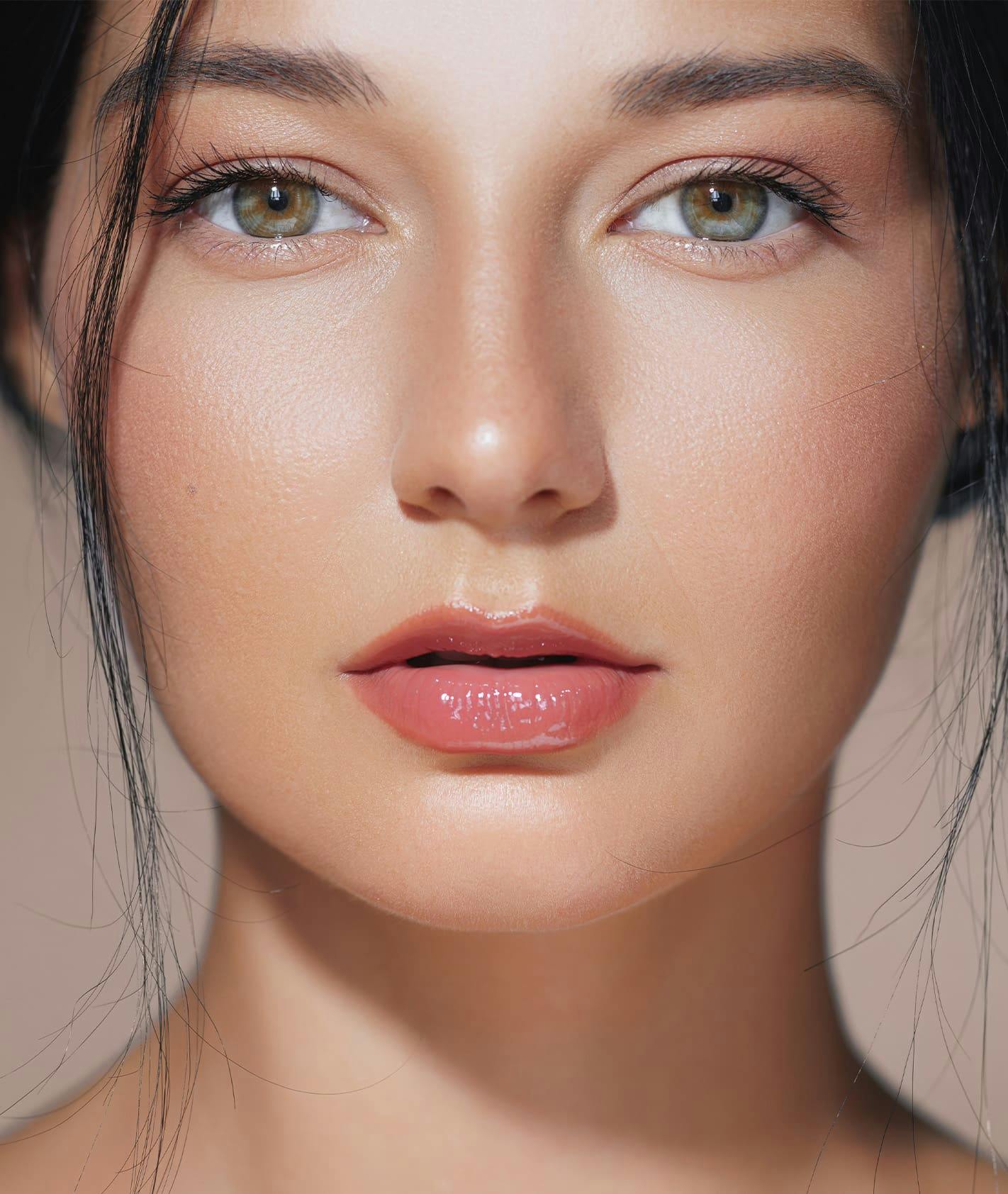 Close up of woman