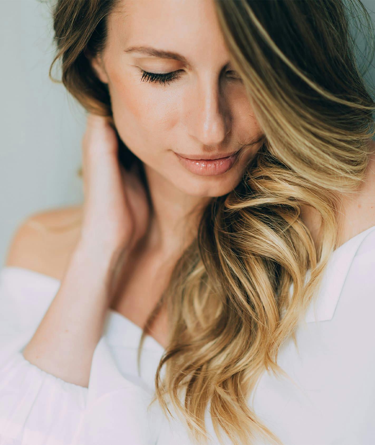 Woman looking down