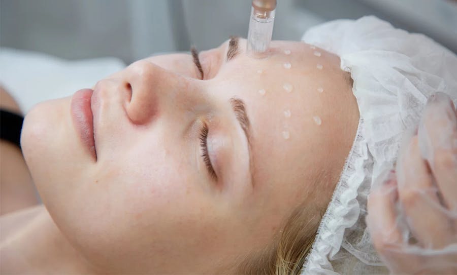 Beautiful woman wearing makeup