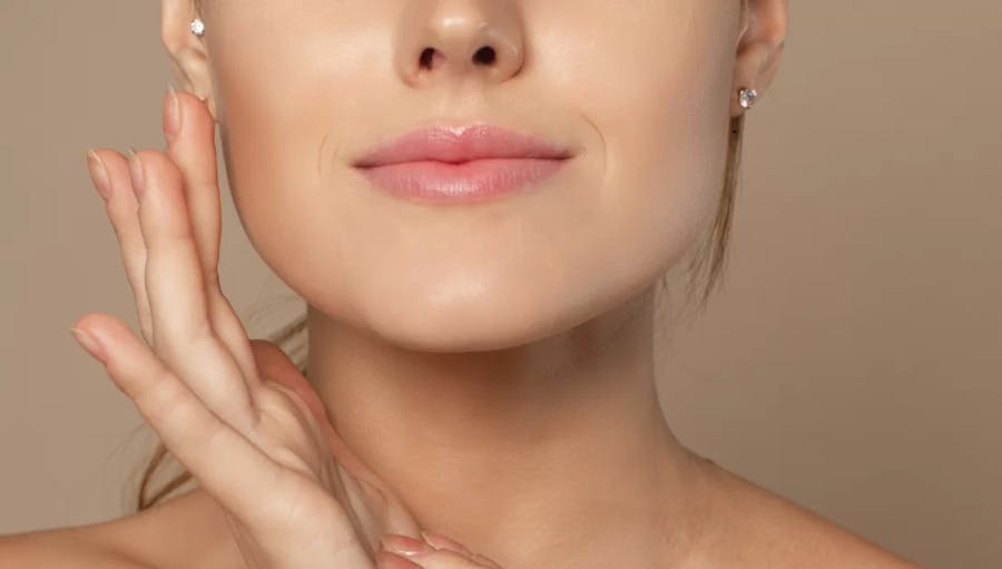 Beautiful woman wearing makeup