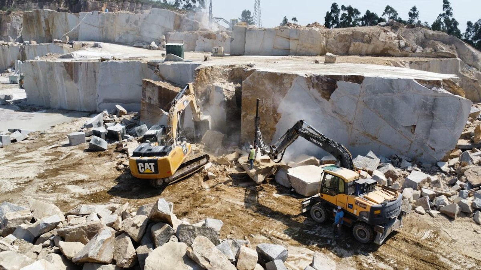 Quarrying granite for UK business'
