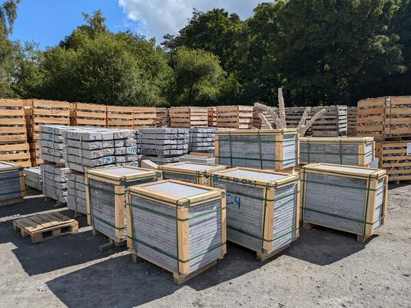 Granite Paving and kerbs
