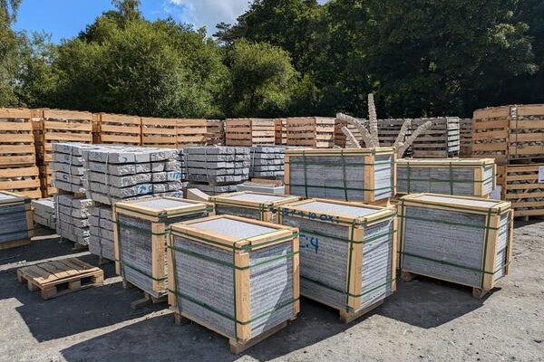 Granite Paving and kerbs