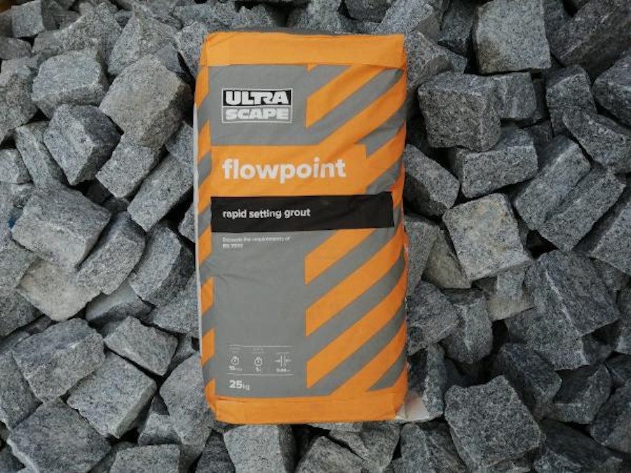 25kn bag of flowpoint on granite setts