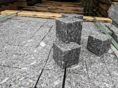 Bespoke sizes of finished setts