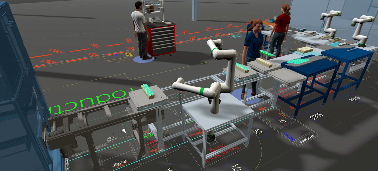 Continuous Manufacturing Simulation Manufacturing simulation | Merkur