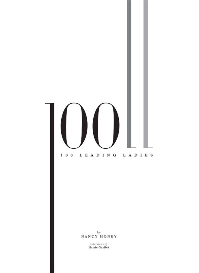 '100 Leading Ladies' book cover