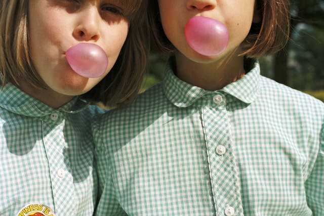 Daisy with her friend Angie