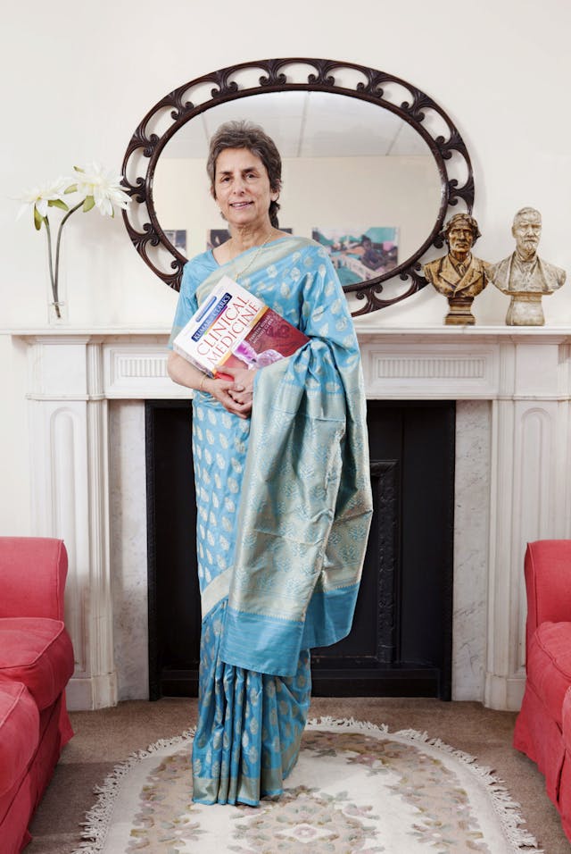 Professor Parveen Kumar CBE in Royal Society of Medicine, London, UK - July 2012