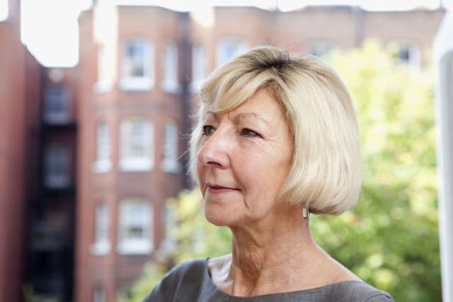 Baroness Patience Wheatcroft in her home, Victoria, London, UK - Oct 2012