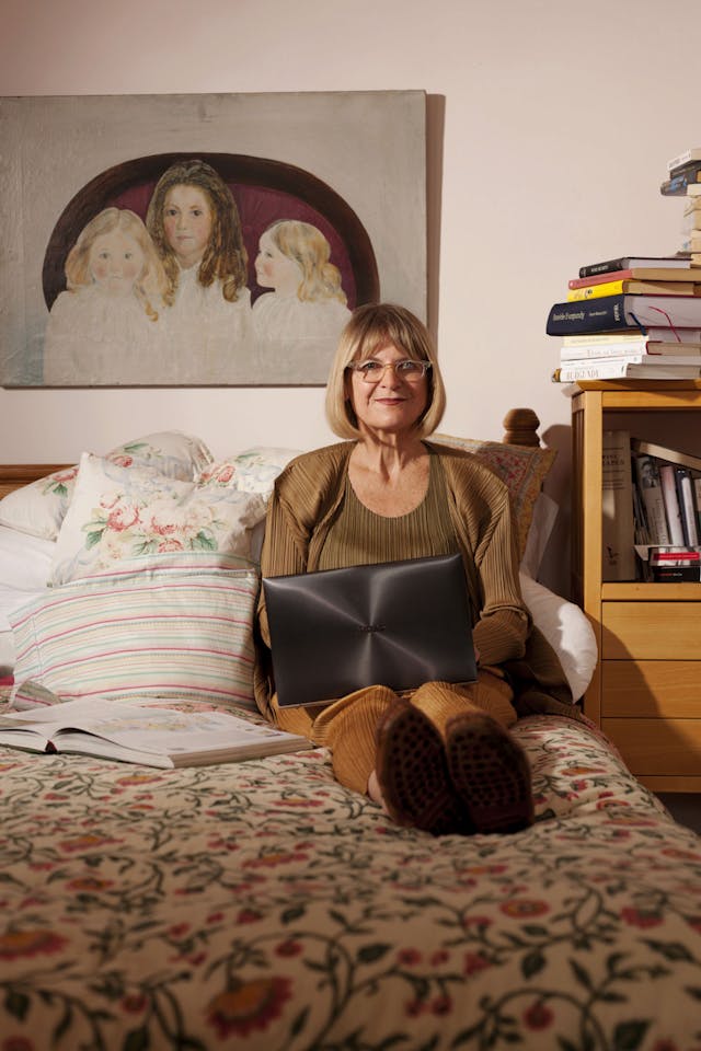Jancis Robinson OBE at her home in Belsize Park, London, UK - October 2012