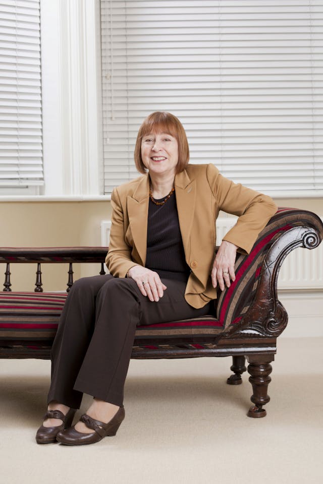 Mary Honeyball MEP at her flat in Bloomsbury, London, UK - January 2013