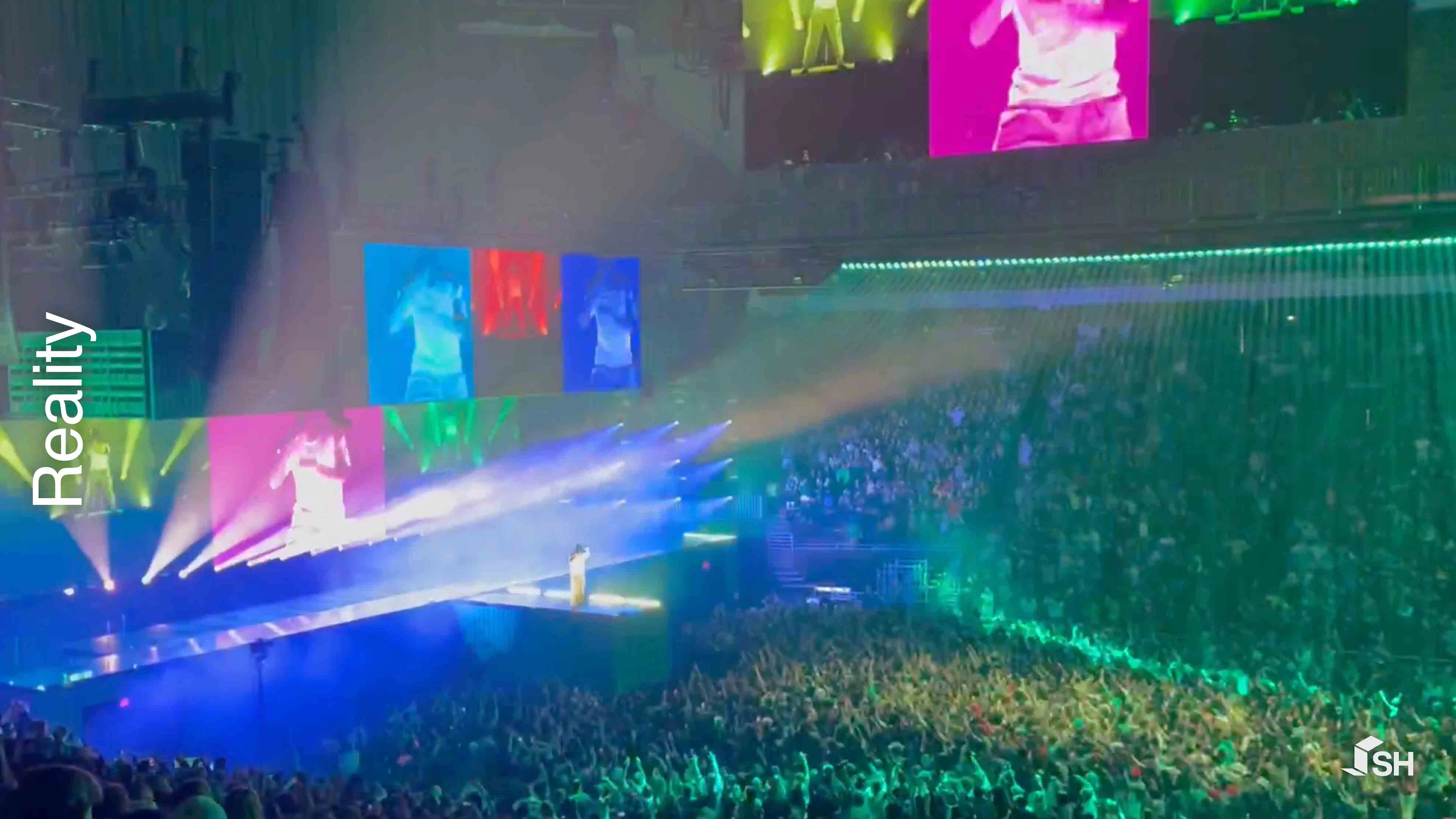 Tyler, The Creator - CHROMAKOPIA Tour Concept Render to Reality Side-by-Side Comparison