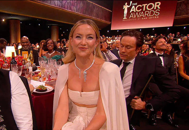 32nd Annual Actor Awards presented by SAG-AFTRA Kate Hudson and brothere Oliver Hudson during the "I Am an Actor" segment at the 32nd Annual Actor Awards presented by SAG-AFTRA