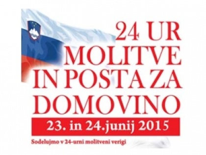 VABILO: 24 ur molitve in posta za domovino