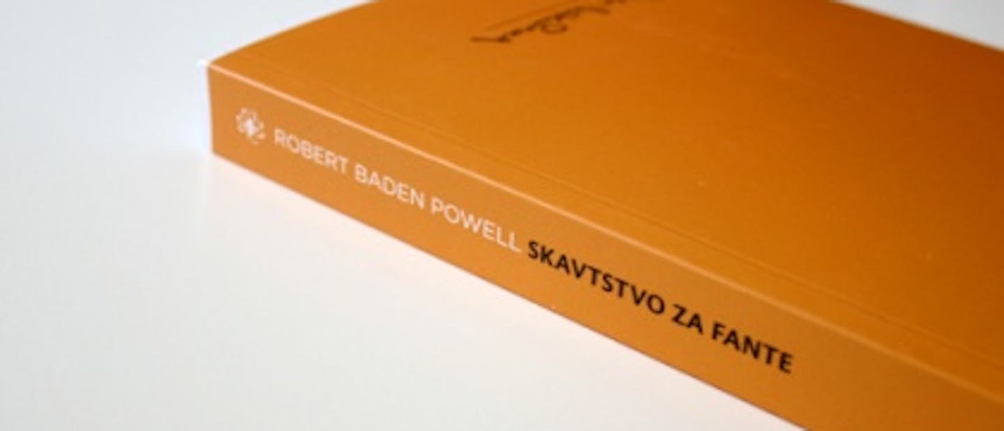 V Družini o naši knjigi Skavstvo za fante