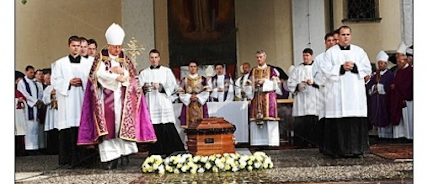 Pogreb nadškofa Šuštarja