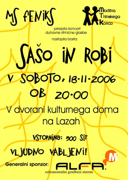 Koncert duhovne ritmične glasbe