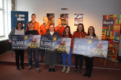 SKAVTI PODARILI DOBRODELNA SREDSTVA ZBRANA V ...