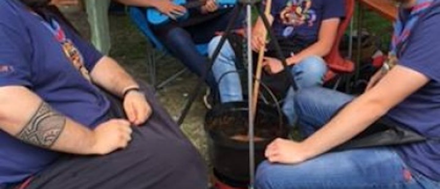 Skavti stega Mozirje 1 zmagali v kuhanju golaža