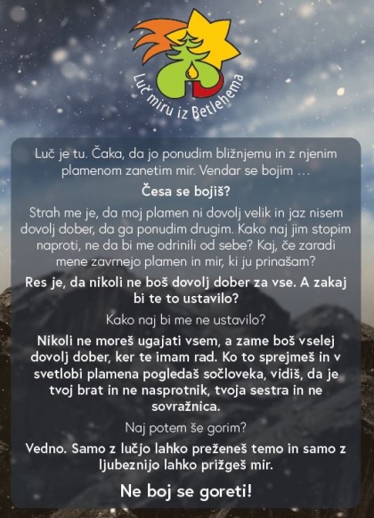 SKAVTI BOMO TUDI LETOS PO SLOVENIJI DELILI  LUČ...