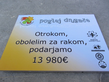 Luč miru iz Betlehema za pomoč otrokom z rakom