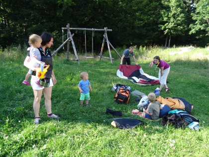 Avgustovski tabor družin v Skavtskem okoljskem...