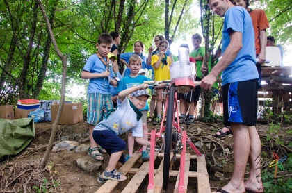 To je skavtski kolomikser!