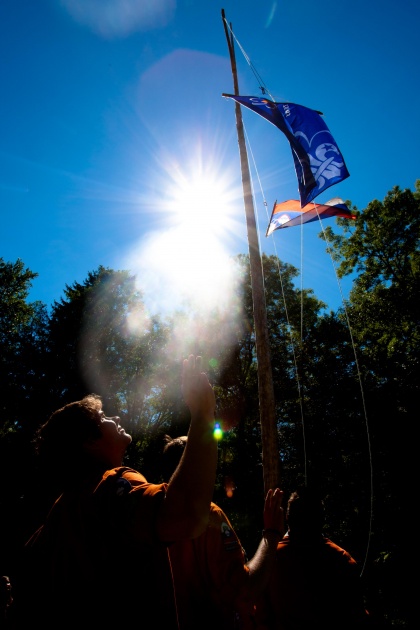 Kraja zastav na poletnih taborih