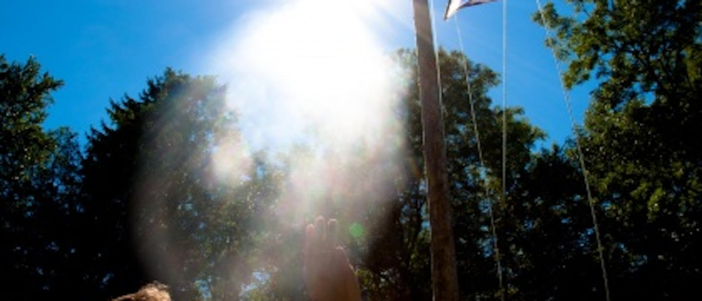 Kraja zastav na poletnih taborih