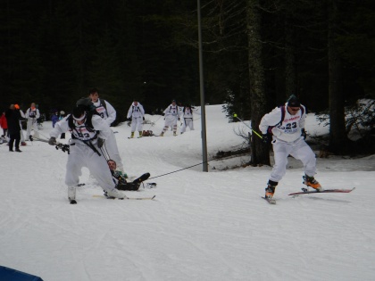 Skavti na patruljnem teku na Pokljuki 2014