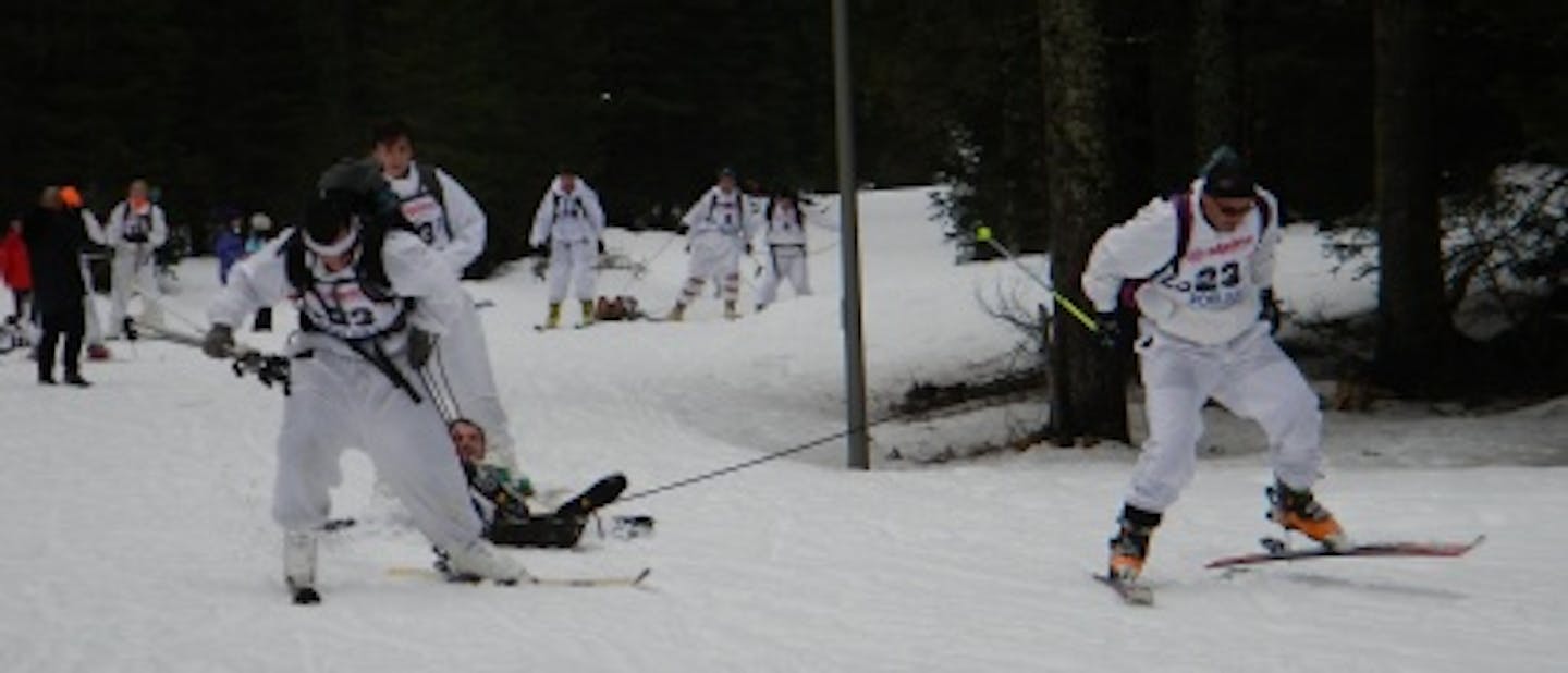 Skavti na patruljnem teku na Pokljuki 2014