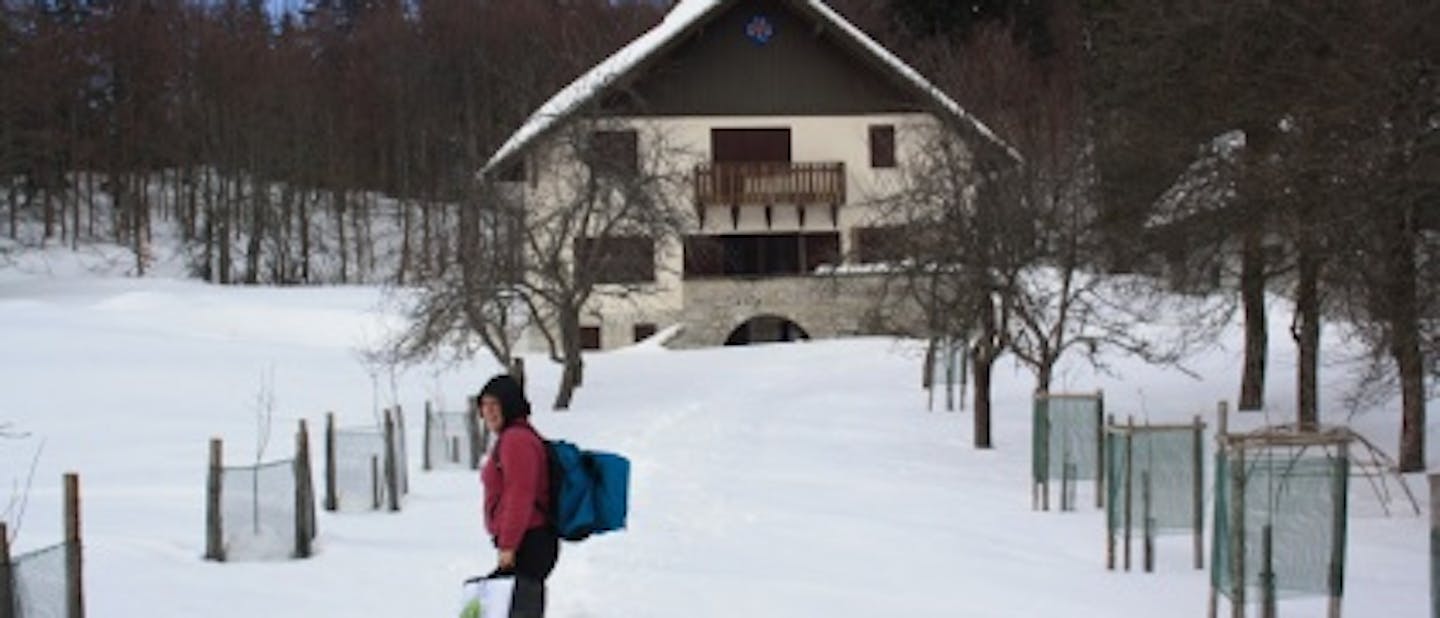 V naravi (Rogu) sem doma - čeprav je zima :)