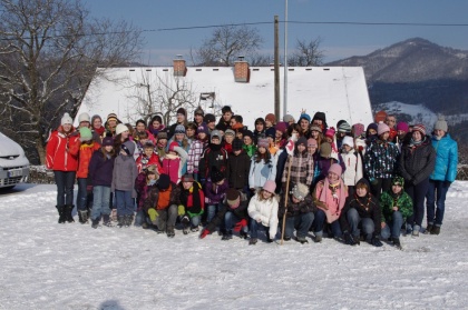Kranjski steg na zimovanju