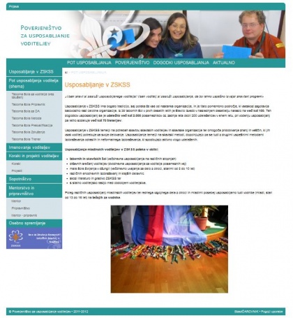 Nova spletna stran poverjeništva za usposabljanje...