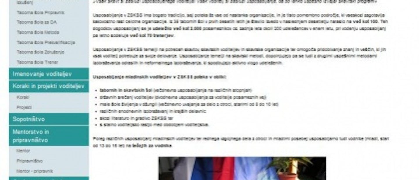 Nova spletna stran poverjeništva za usposabljanje...
