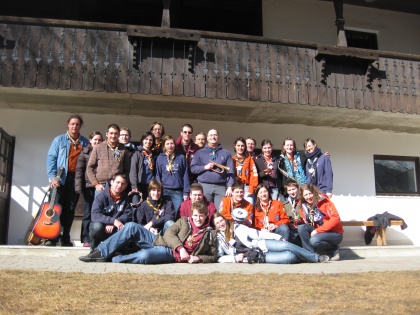 Trenerski orkester na intezivnih vajah v Bohinju