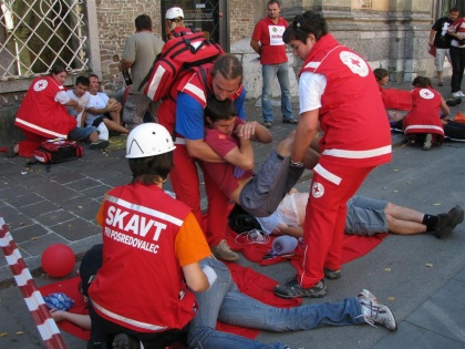 Skavti se pripravljajo na reševanje življenj...