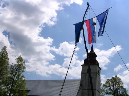 Tabor barjanske čete, stega Ostrorogi Jelen –...