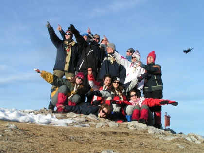 Konjiški klanovci na vrhu Raduhe