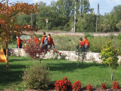 Skromna pomoč skavtske skupine Dornberk 1