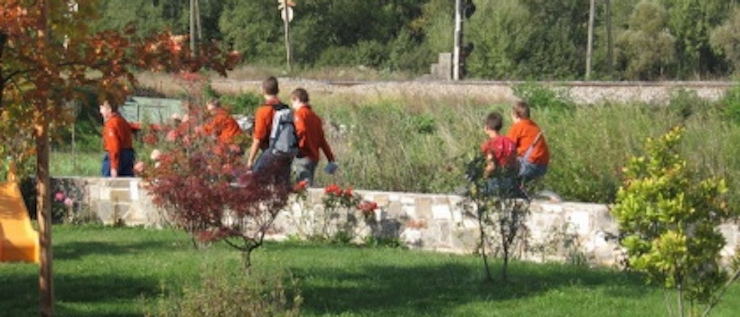 Skromna pomoč skavtske skupine Dornberk 1